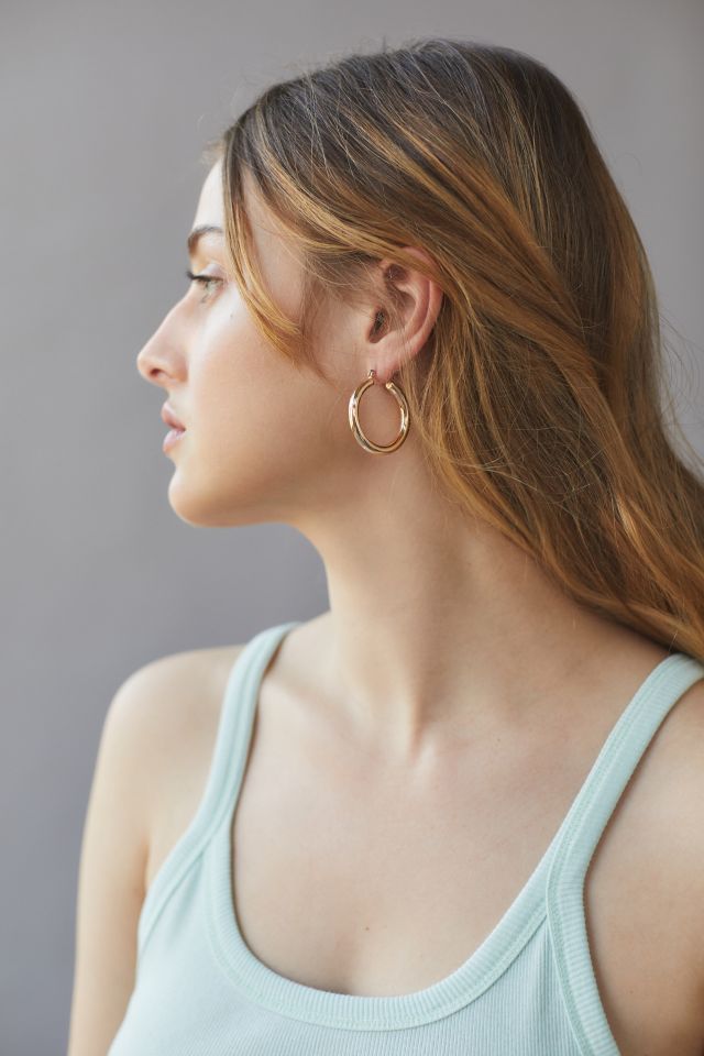 Abigail Metal Hoop Earring #1