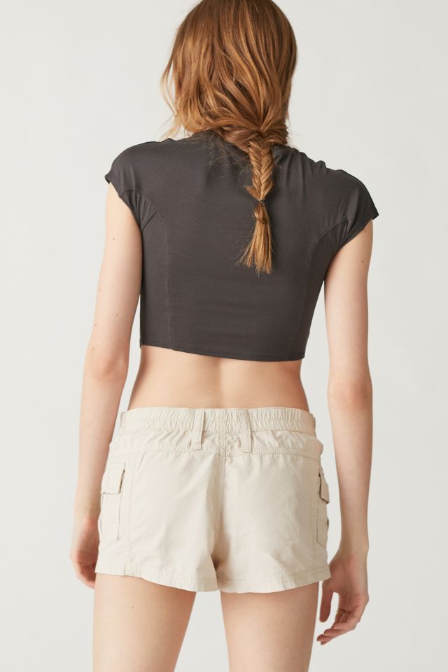 BDG Urban Outfitters Y2K Low Rise Cargo Pull-On Shorts