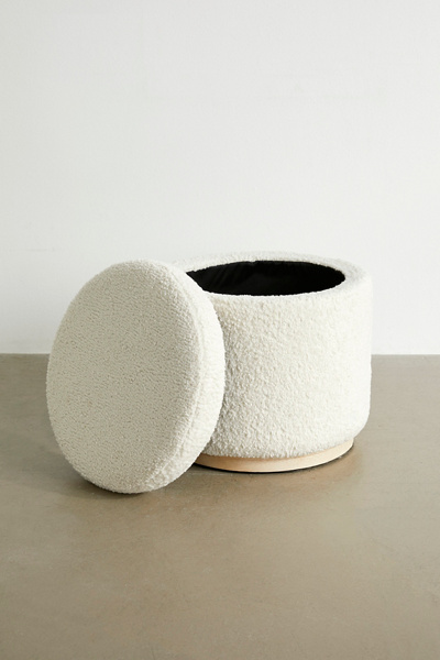 Fio Sherpa Storage Stool - Thumbnail 4