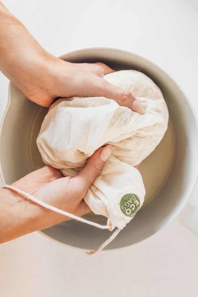ECOBAGS 100% Organic Cotton Reusable Nut Milk Bag #1