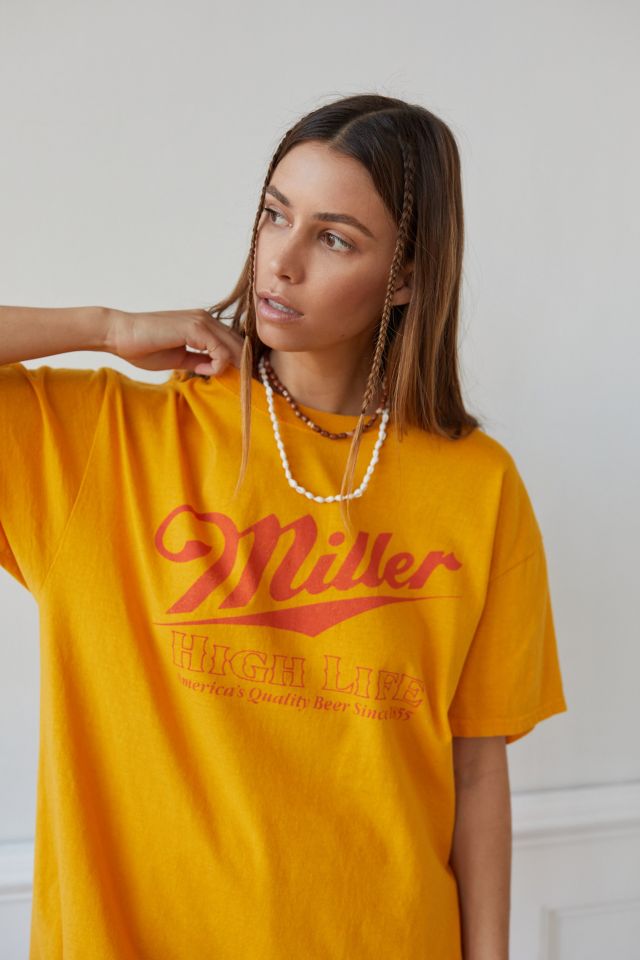 Miller High Life Logo Tee | Urban Outfitters