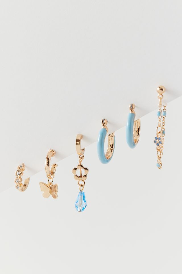 Heidi Post And Hoop Mismatch Earring Set #2