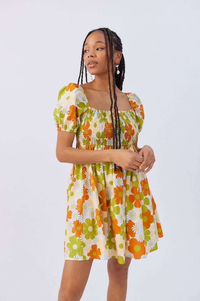 Floral shop retro dress