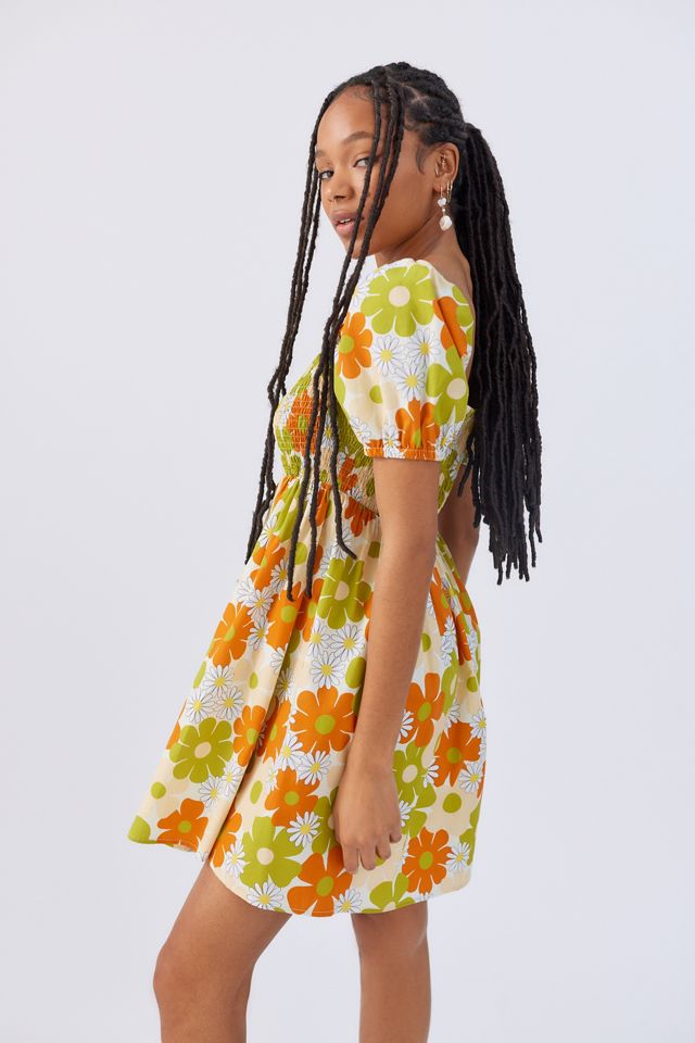 Glamorous Retro Floral Mini Dress #3