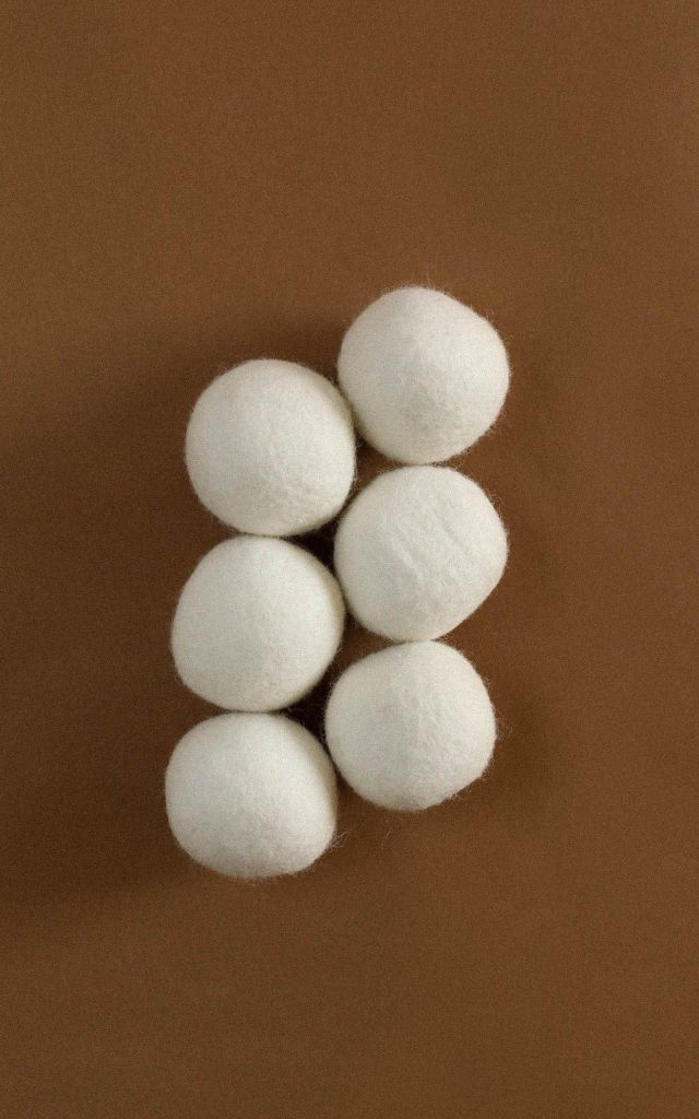 Frankie Collective Wool Natural Fabric Softening Dryer Balls #1