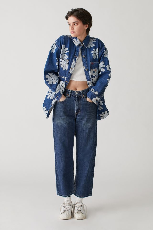 BDG Elissa Denim Printed Shirt Jacket #2