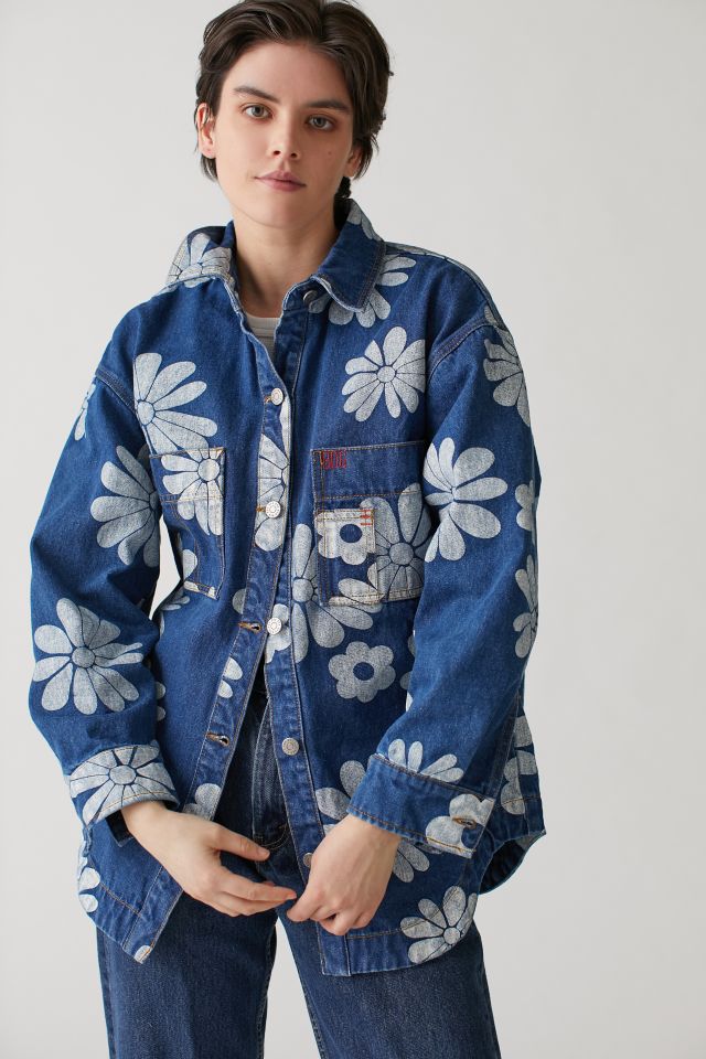 BDG Elissa Denim Printed Shirt Jacket #5