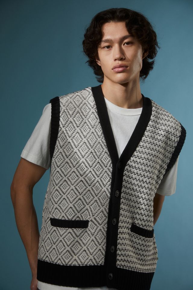 UO Franklin Cardigan Sweater Vest