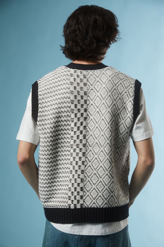 UO Franklin Cardigan Sweater Vest #2