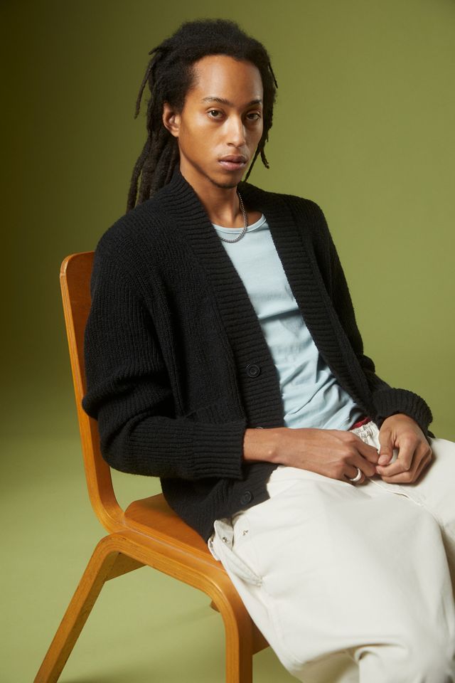 Standard Cloth Knox Textured Boxy Cardigan | Urban Outfitters