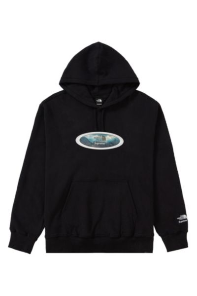 Supreme The North Face Lenticular Mountains Hooded Sweatshirt