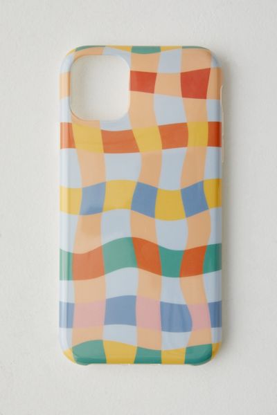 Urban Outfitters Uo Gingham Check Iphone Case In Iphone 12/12 Pro