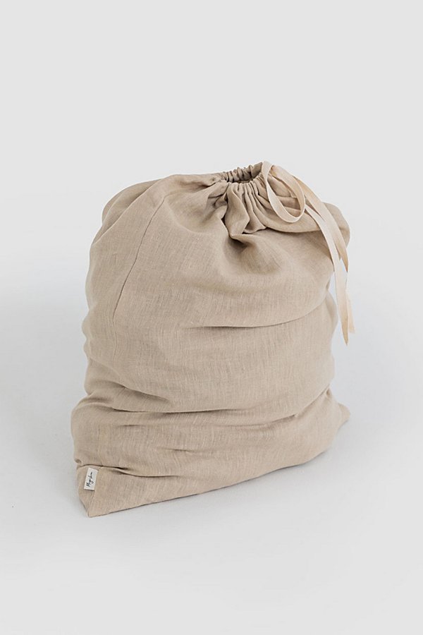 Magiclinen Laundry Bag In Natural Linen
