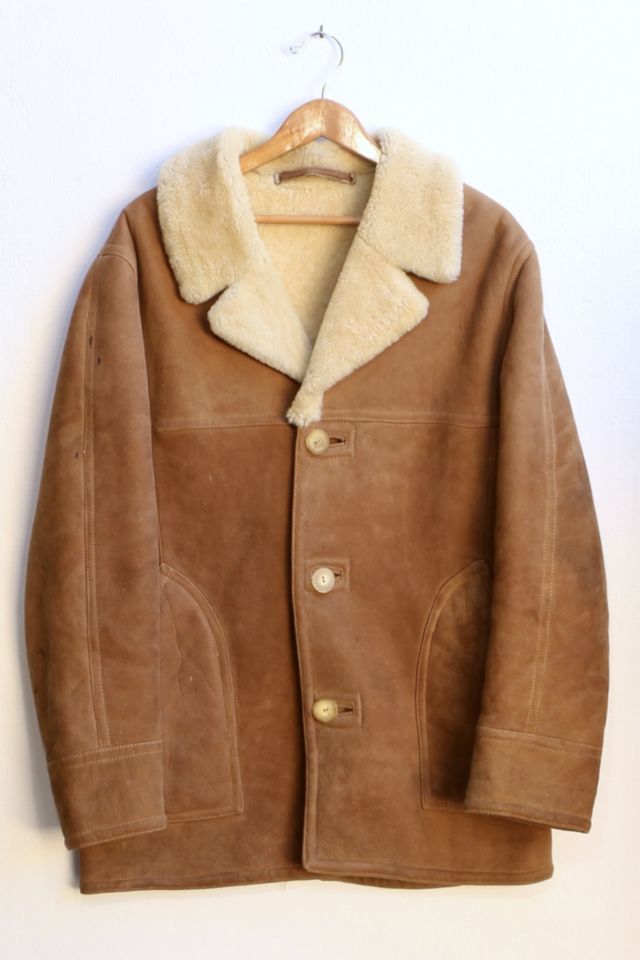 肩幅471980s  Sawyer of Napa Shearling Jkt Coat