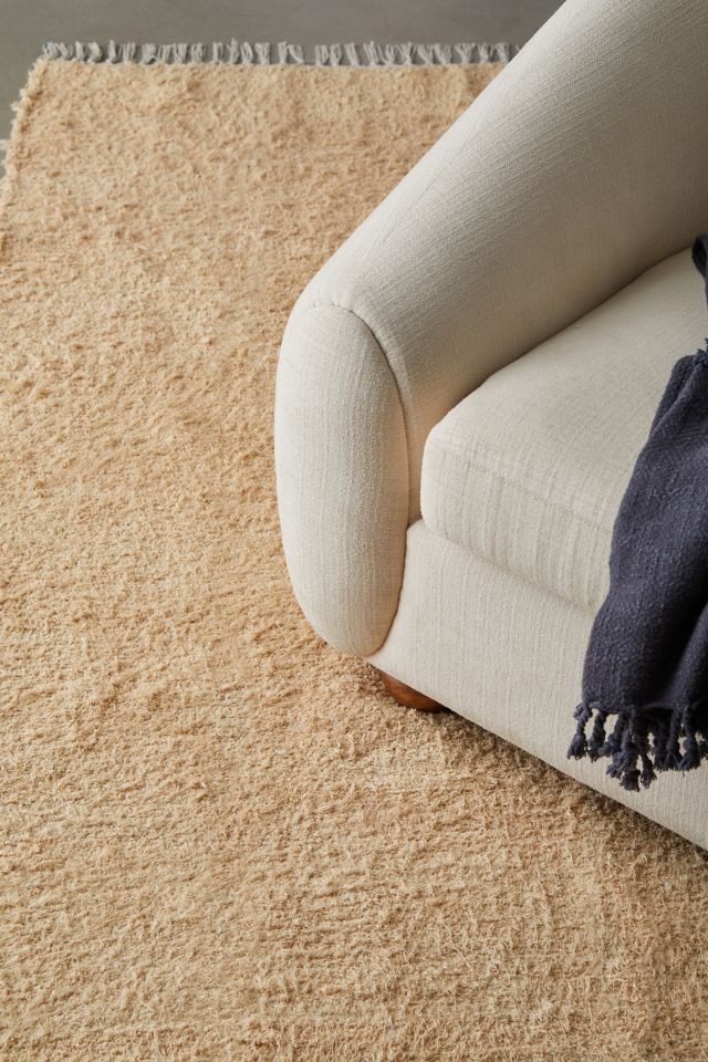 Solid Woven Shag Rag Rug #2