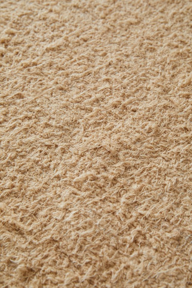 Solid Woven Shag Rag Rug #3