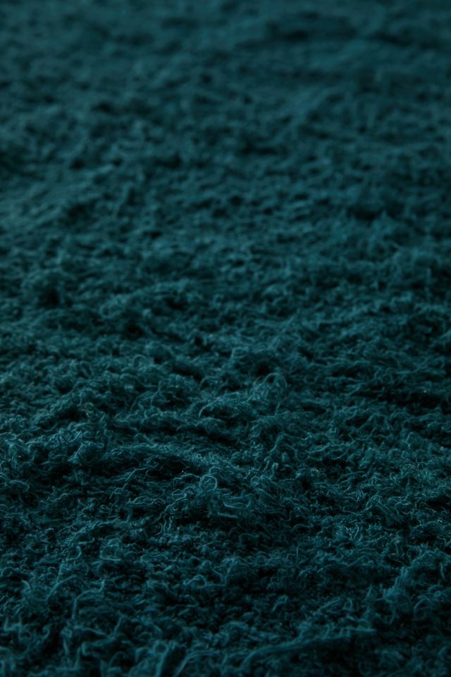 Solid Woven Shag Rag Rug #2