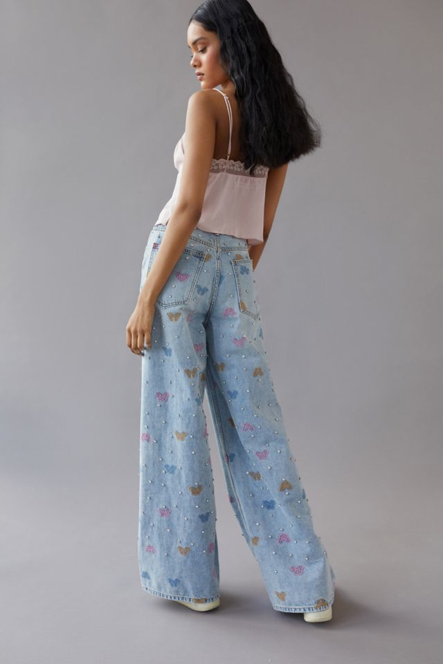 BDG Skater Baggy Jean — Butterfly Print #1