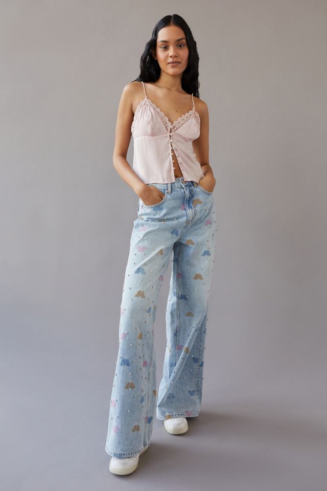 BDG Skater Baggy Jean — Butterfly Print #3