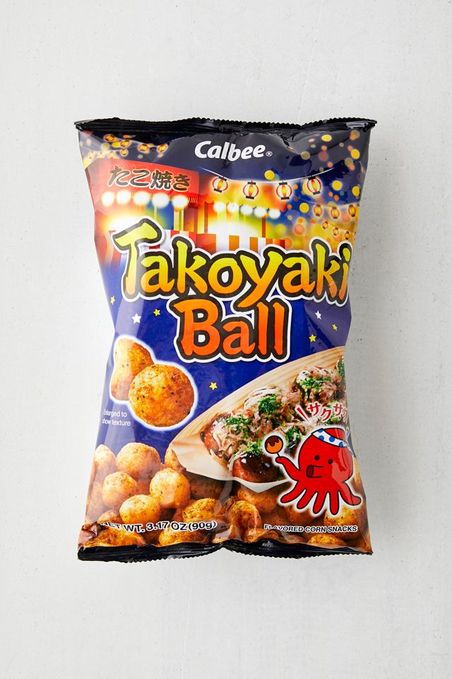Calbee Takoyaki Ball Corn Chip Snack Urban Outfitters