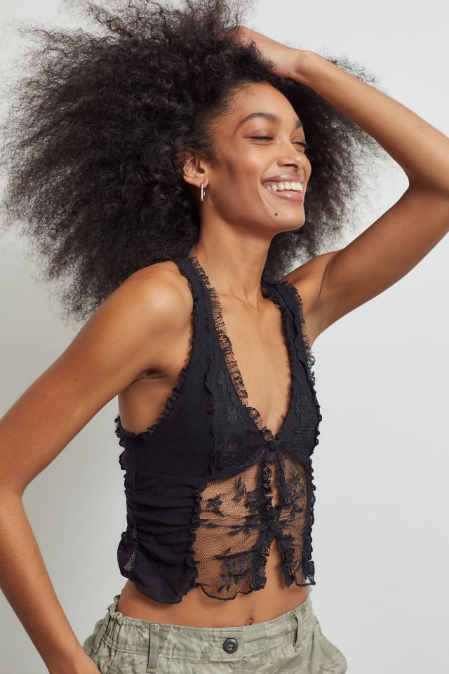 Débardeur Court en Dentelle Sylvia UO #3