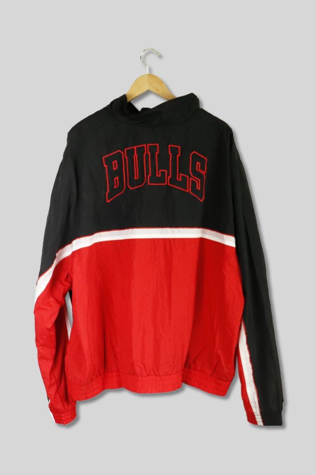 CHICAGO BULLS VINTAGE 90s LOGO ATHLETIC NBA BASKETBALL WINDBREAKER JACKET  NWT