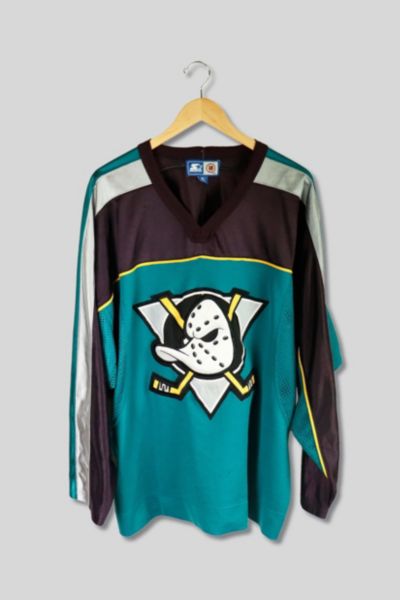 Vintage Anaheim Mighty Ducks Starter Hockey Jersey Sz L