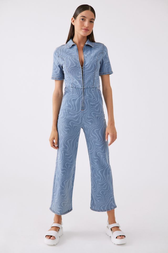 Denim jumpsuit best sale for girl