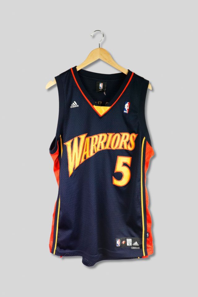 00's Baron Davis Golden State Warriors Adidas Authentic NBA Jersey Size 40  – Rare VNTG