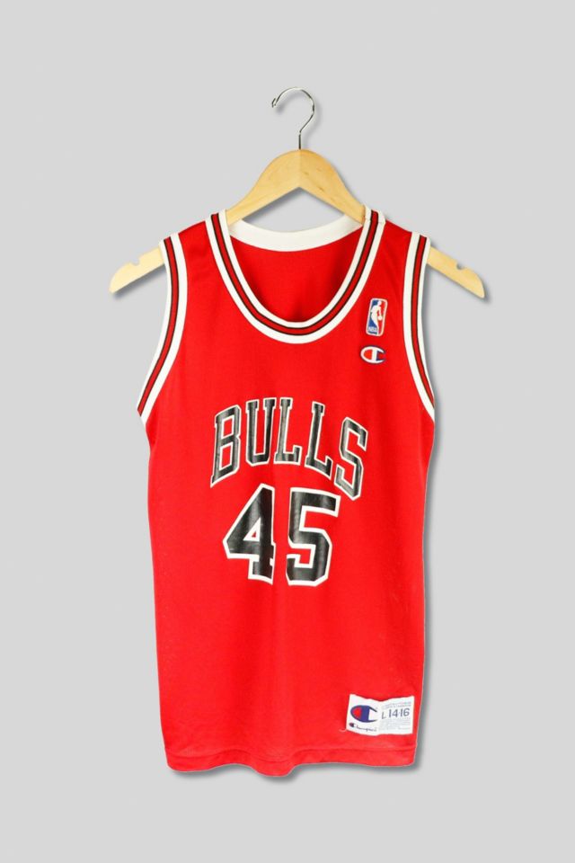 Michael jordan bulls jersey champion best sale