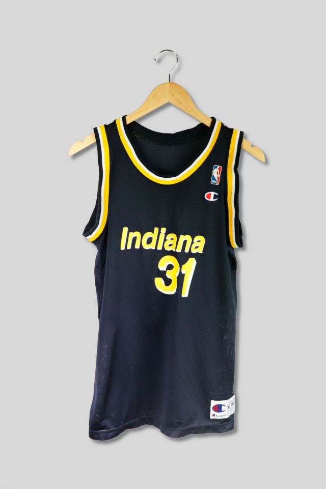 StranStarsBest 90s Vintage Reggie Miller #31 Indiana Pacers NBA Basketball Champion Jersey Tank Top Sleeveless T-Shirt - XXL X-X-LARGE