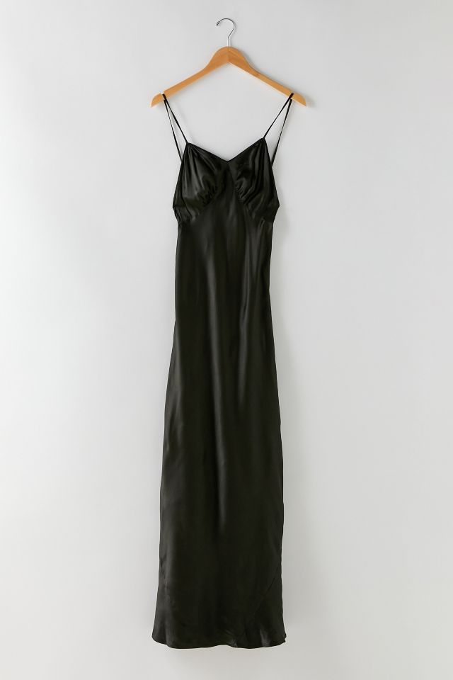 Vintage Silky Midi Dress | Urban Outfitters