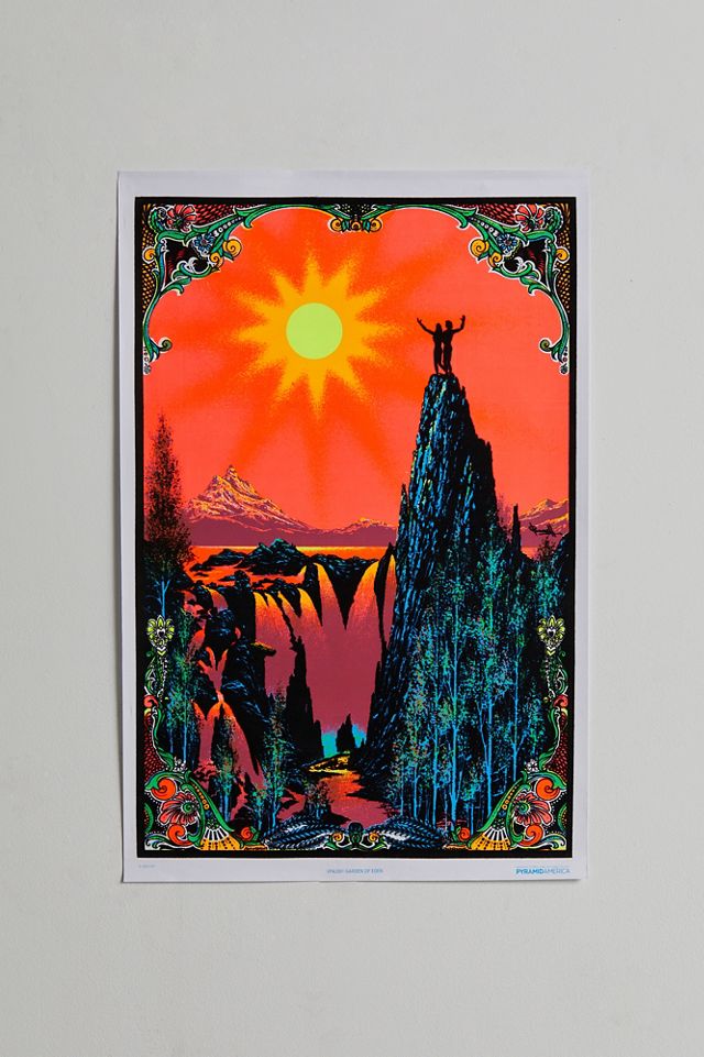 Garden Of Eden Blacklight Poster | Urban Outfitters