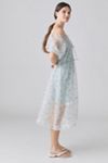 open lace back dress Halabaloo Stripe Organza Dress – Casp Baby Mommy & Me Boutique main image 0