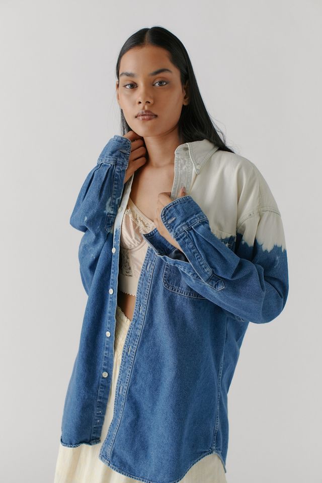 Urban Renewal Remade Bleached Chambray Shirt #4