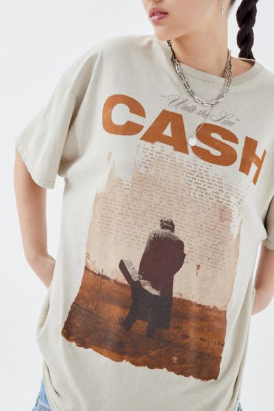 Johnny cash t shirt uk sale