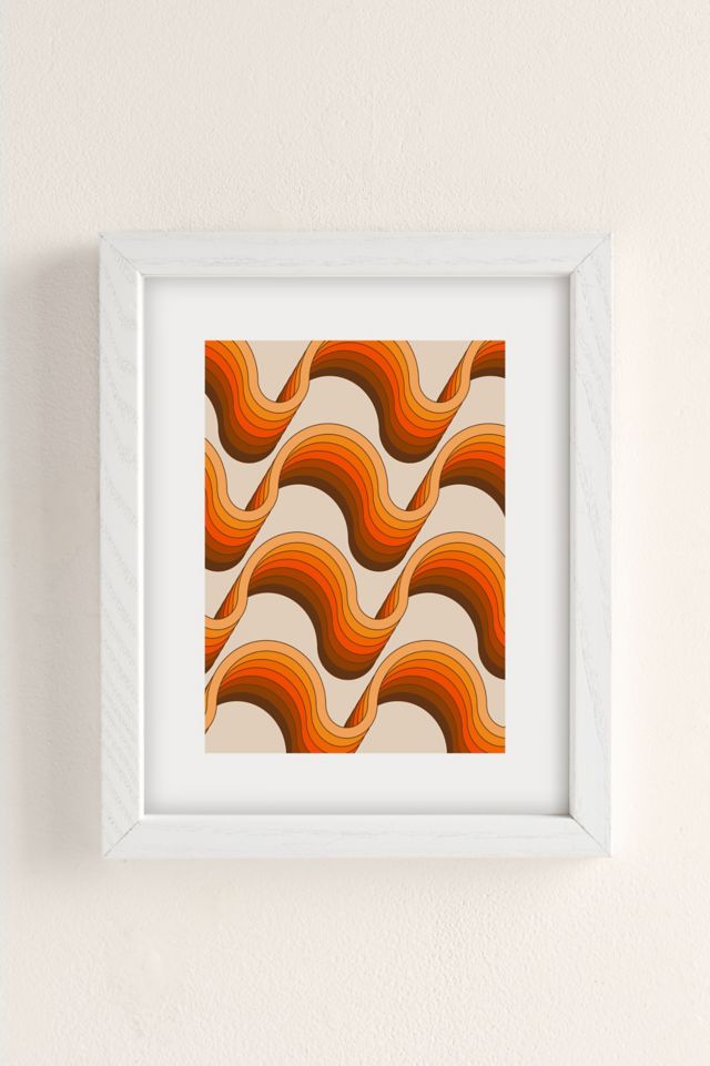 Circa 78 Designs Golden Ribbons Art Print #1