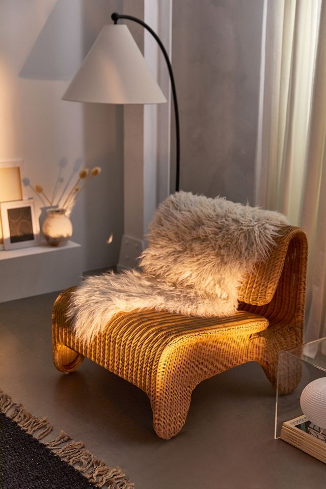 Marley Wicker Chair Urban Outfitters