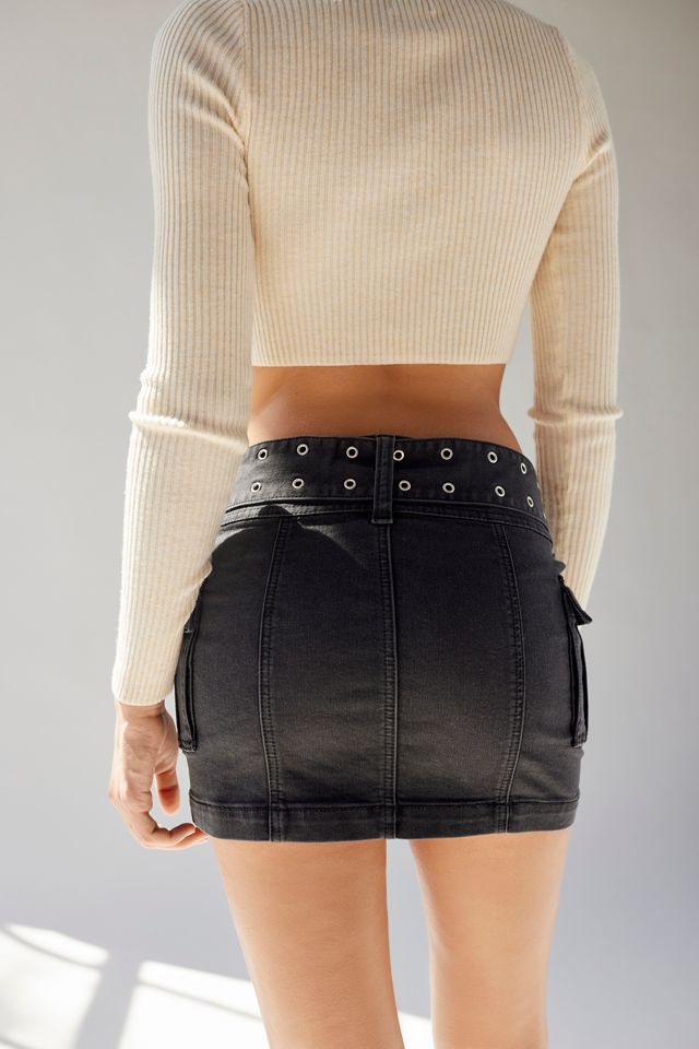 UO Joan Belted Micro Mini Skirt #1