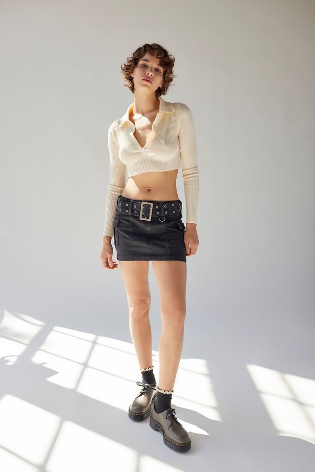UO Joan Belted Micro Mini Skirt #2
