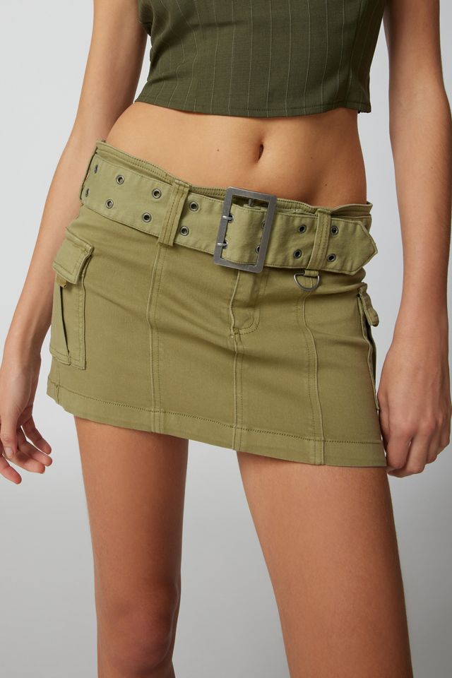 UO Joan Belted Micro Mini Skirt #1