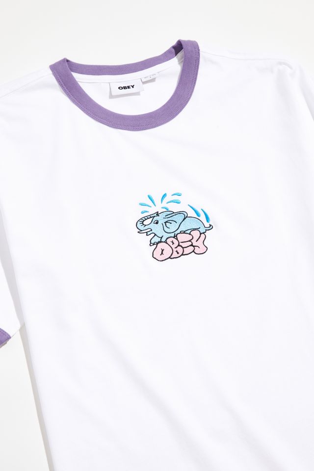 OBEY Elephant Ringer Tee #1
