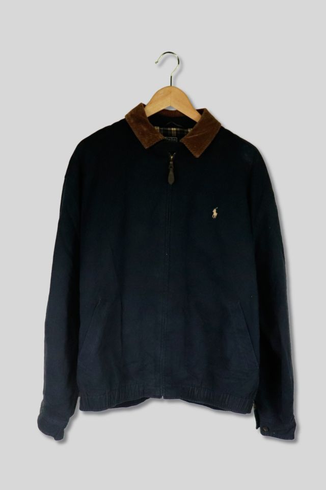 Vintage Polo Ralph Lauren Zip up Corduroy Collared Jacket | Urban Outfitters