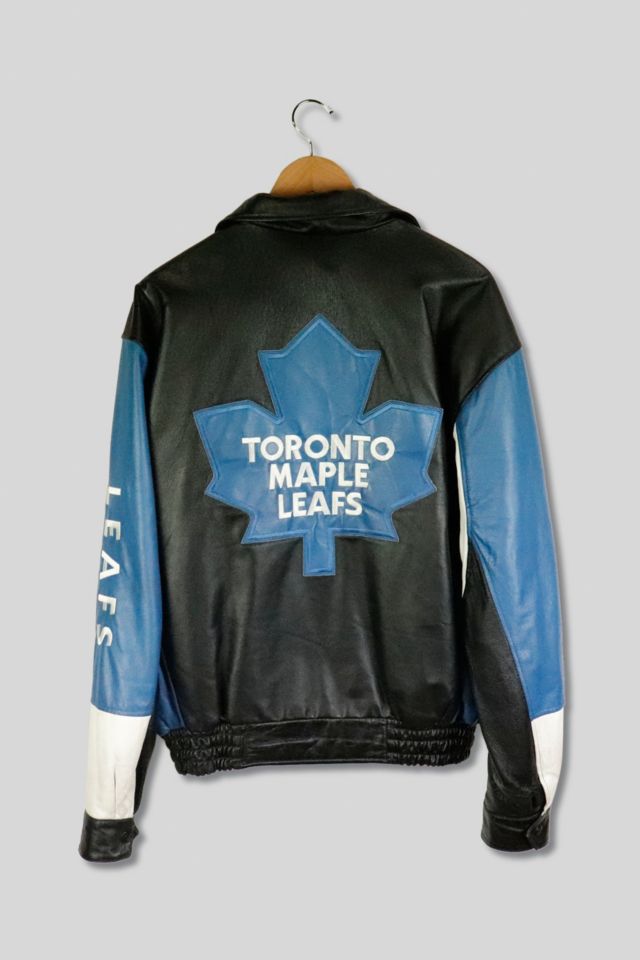 Toronto maple store leafs leather jacket