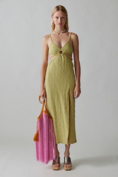 UO Katara Strappy Cutout Midi Dress