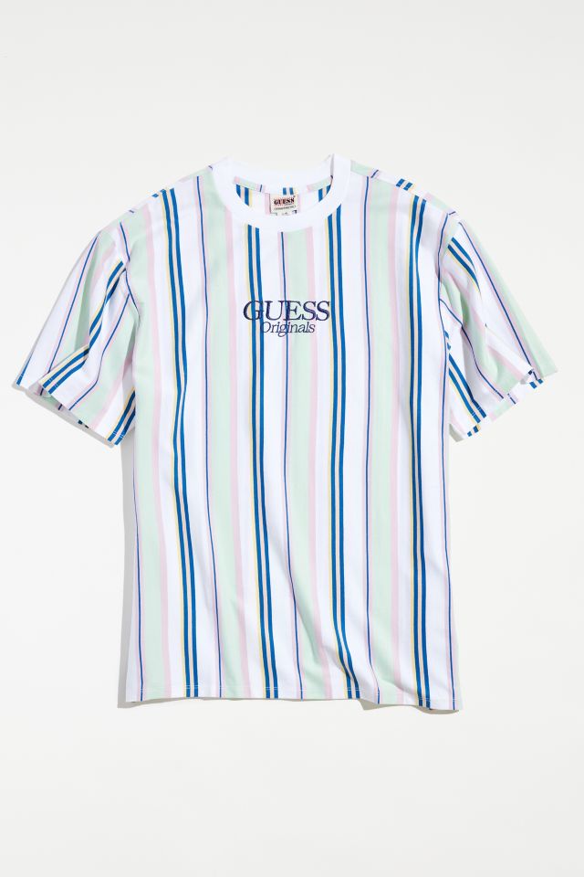 Urban outfitters hot sale guess striped shirt