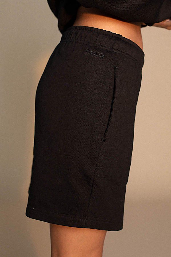 Frankie Collective 100% Organic Cotton Sweatshorts In Black, Women's At Urban Outfitters
