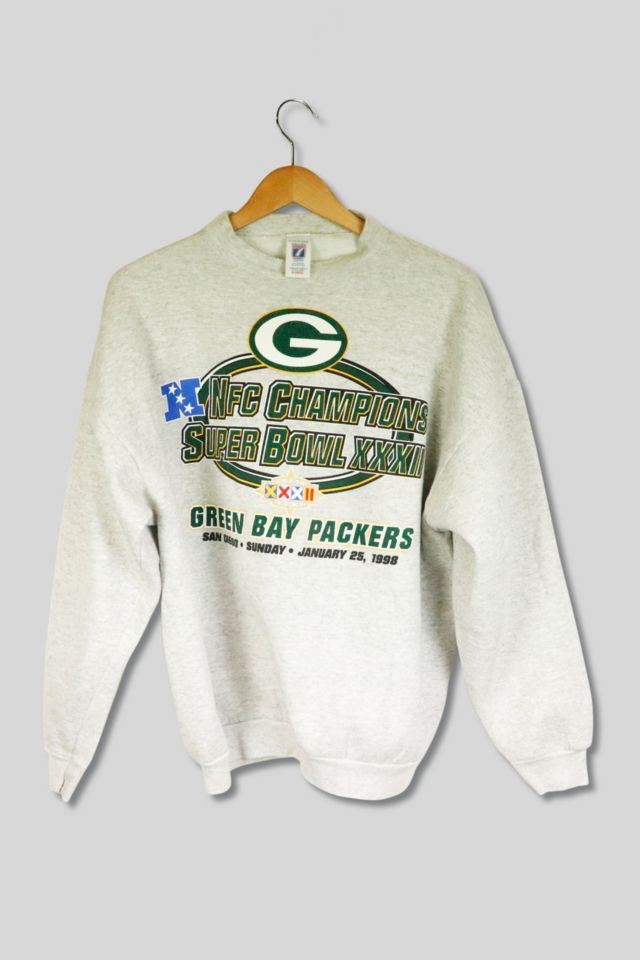 Vintage NFL Green Bay Packers Super Bowl XXXII Crew Neck Sweatshirt ...