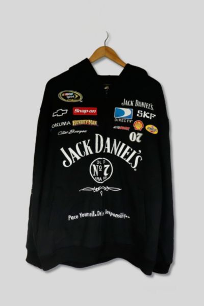 Vintage NASCAR Jack Daniel s Zip up Racing Hoodie Urban Outfitters