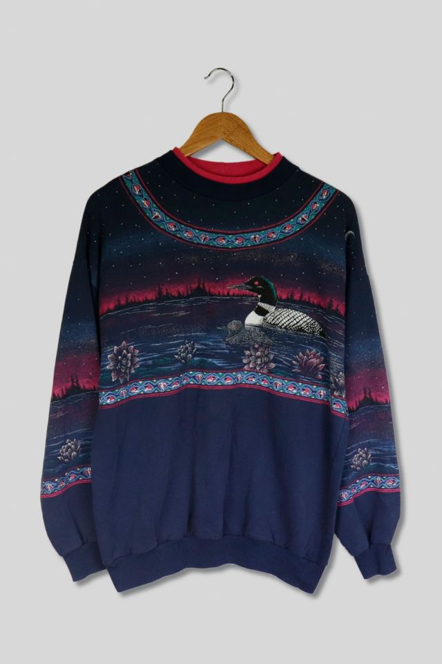 AOP Nature Duck Crew Neck Sweatshirt | Urban Outfitters